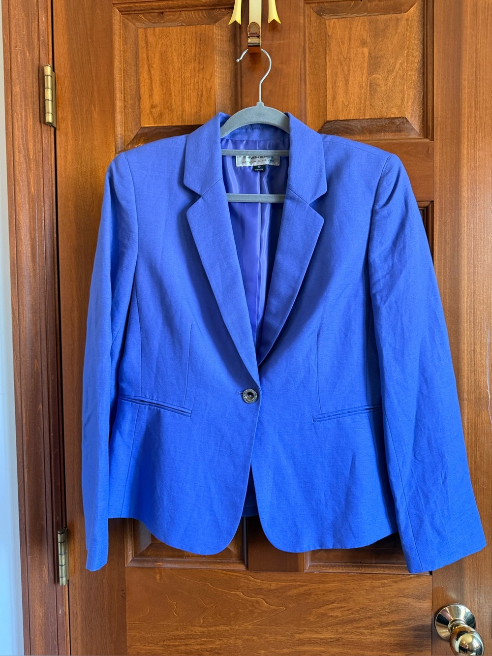 Tahari Arthur S. Levine LAVENDER One Button Blazer Size 10